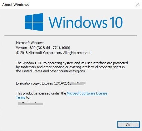 Windows 10 RS5敲定Version 1809 預計于10月發布