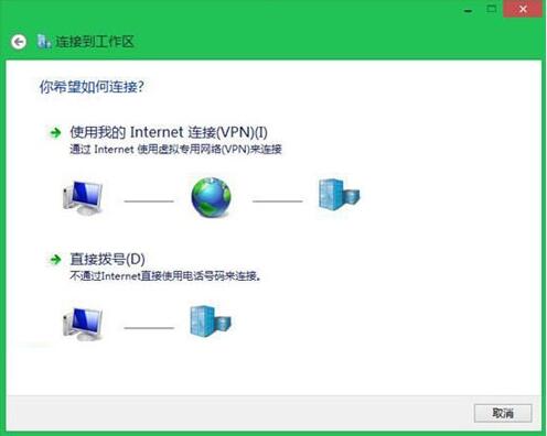 win8系統連接vpn操作教程