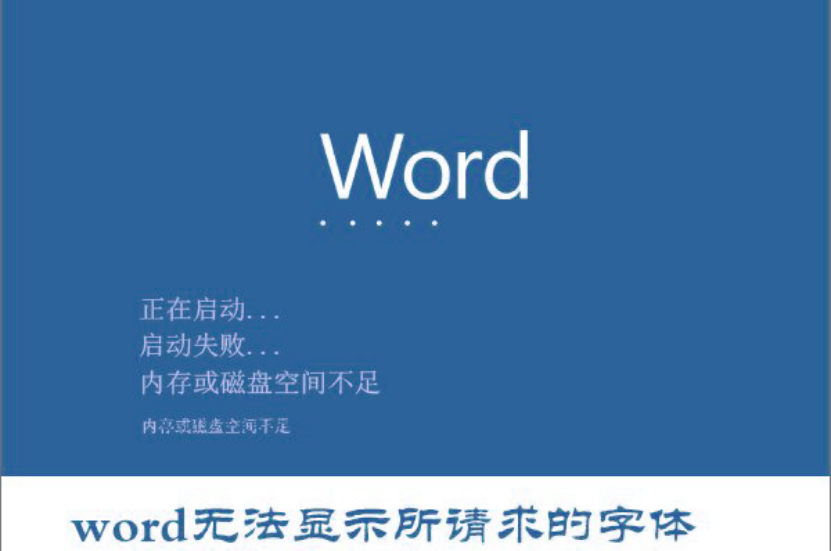 win10電腦打開word文檔顯示“Word無法顯示所請求的字體”怎么解決